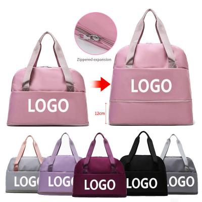 China Fashion Shifang Print Workout Sports Gym Fleece Travel High Quality Outdoor Foldable Customized Expandable Bag for sale