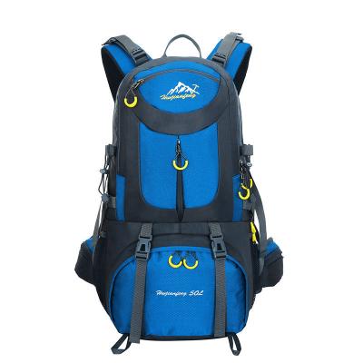 China Hot sale durable shifang waterproof custom mountaineering used camping 50l adjustable ultralight travel hiking bag backpack for sale