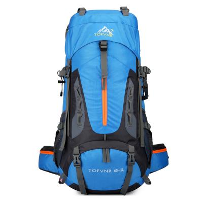 China Custom printed multifunctional adjustable logo shifang mountaineering camping 70l waterproof outdoor travel hiking hiking bag backpack for sale