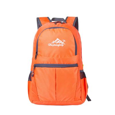 China Custom Logo Shifang Waterproof 210d Oxford Large Capacity Bag Colorful Breathable Foldable Lightweight Waterproof Hiking Backpack for sale