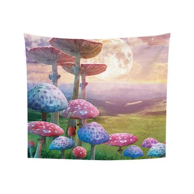 China Magic Forest Wall Hanging Tapestry Bedroom Living Room Dorm Wall Painting Tapestry Classical Psychedelic Fantasy Mushroom Decor for sale