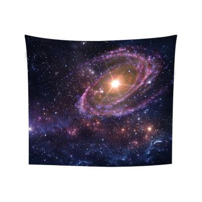 China Classic Colorful Cosmic Starry Planet Outer Tapestry Wall Hanging Universe Nebula Psychedelic Headboard For Bedroom Decor for sale