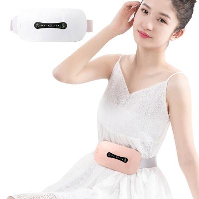 China USB Rechargeable Belt Convenient Heating Warm Heat and Relieve Back Pain Support Belt Menstrual Massager for sale