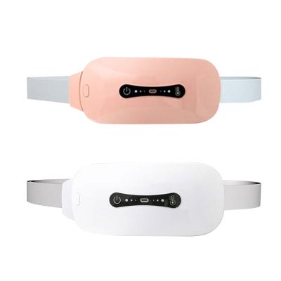 China Convenient multifunctional rechargeable waist massager belt and waist trainer belt with heating and massage for sale