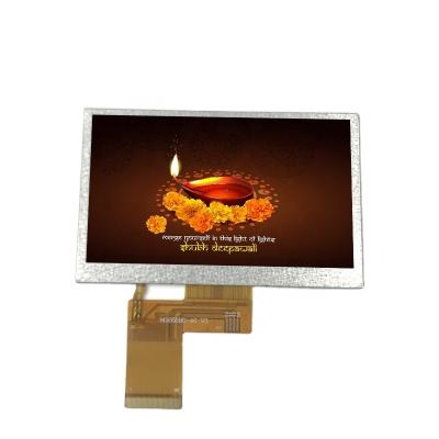 China HongXian new released 4.3 inch TFT 800*480 IPS LCD display resistive touch screen; 4.3 inch 4.3 inch LCD module for sale