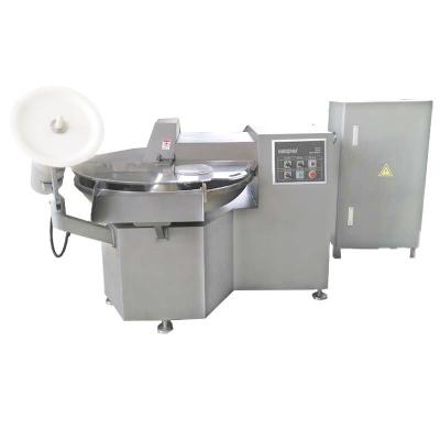 China ZB-125 high speed processing plant bowl vegetable cutter for sausage meat vegetable food bowl cutting machine for sale