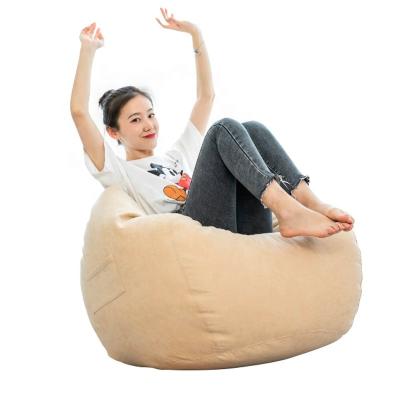 China EPP Bean Bag Chair Leisure Lazy Multicolor Carbon Peach Cloth Cover Removable Living Room Nordic Indoor Bedroom Sofas Multicolor Comfortable Bean Bag Chairs Large for sale