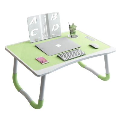 China New Design Portable Wood Laptop Non-slip Folding White Desk Foldable Small Lap Tables For Bed Bedroom Dorm Home for sale