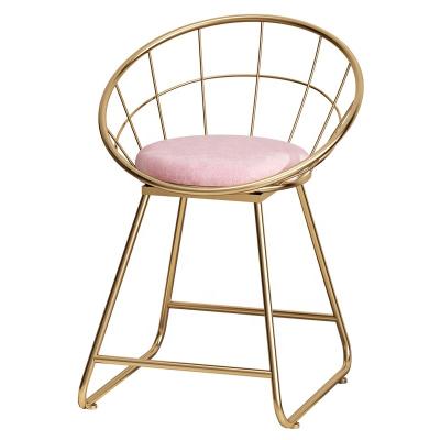 China Cheap Nordic Modern Ergonomic Detachable Leisure Manufacturer Upholstered Metal Round Shell Chair Home Dining Living Room Chairs for sale