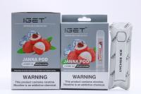 Κίνα Μίας χρήσης λοβοί νικοτίνης πάγου IGET Vape Lychee 450 ριπές προς πώληση