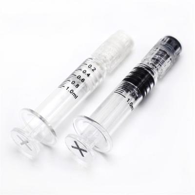 China Empty Cbd Oil Glass Syringe , 1ml Glass Concentrate Syringe for sale