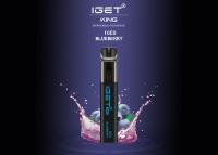 China 2021 sabores disponibles de la pluma 9 del vape del nuevo del diseño IGET del REY 2600 cigarrillo de los soplos en venta