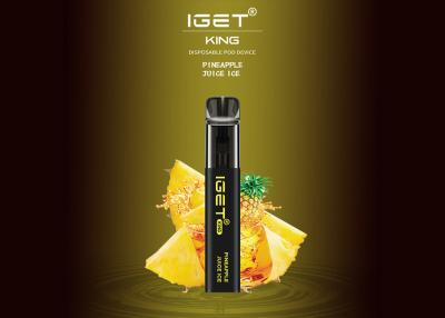 China Wholesale IGET KING 6% nic salt contain E-cigarette hot selling vapes for sale