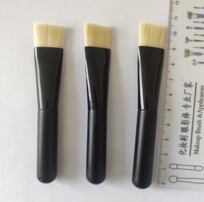 China Flat Brush 2020 New Arrival Vegan High Quality Professional Nylon Hair Flat Foundation Makeup Brushes for sale