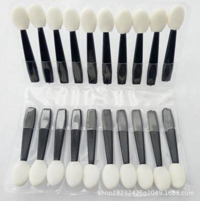 China Professional Disposable APPLICATOR 20 Pcs Applicators Eyeshadow Brush Sponge Slant Oval Makeup Applicator Nail Applicator for sale