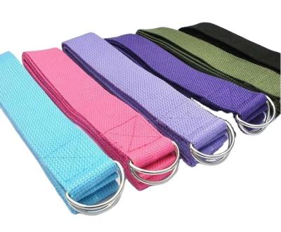 China Wholesale Durable 6ft Cotton Adjustable Yoga Stretching Strap for sale