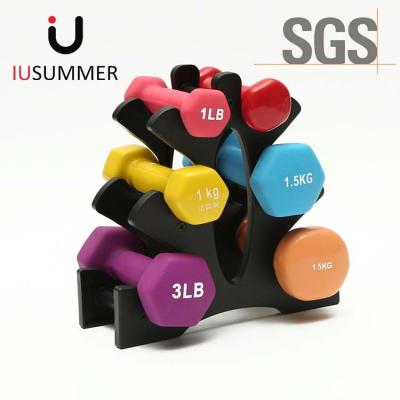 China Wholesale Factory Price Durable Vinyl 5Kg Dumbbell Set for sale