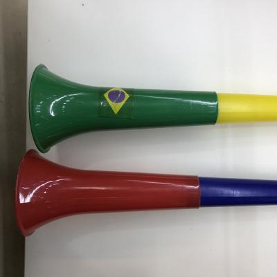 China 2022 Plastic PS World Cup Trumpet Loud Plastic Football Fan Trumpet for sale