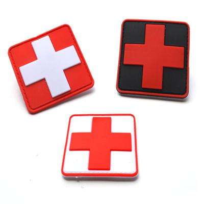 China Eco-Friendly.Washale.Durable Yiwu Gillian factory direct PVC custom patch 3d patch silicone rubber patch for sale