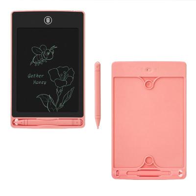 China Digital 6.5 Inch LCD Self Adhesive Erasable Drawing Tablet Reusable Notepad for sale