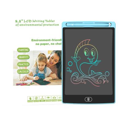 China 2020 LZX Self Adhesive 8.5 Inch Portable Paperless Electronic Erasable LCD Doodle Pads Hot Sale Kids Writing Tablet Digital Notepad for sale