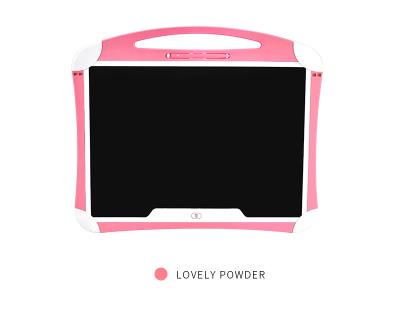 China 20 Inch Self Adhesive Digital Drawing Board Erasable Electronic LCD Writing Tablet With Building Block On The Back for sale