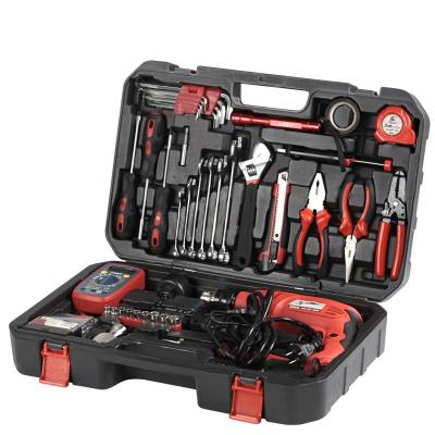 China Professional Household Repair KAFUWELL H13038A 72pcs Tool Kit Impact Drill Machine Tools Set for sale