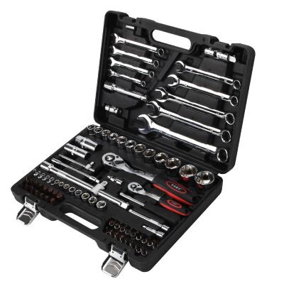 China High Quality Auto Repair KAFUWELL Socket Wrench Tool Kits 82pcs Auto Repair Sets Tool for sale