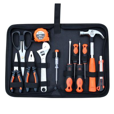 China Easy Carry KAFUWELL H3606B 12 Piece Portable Basic Home Repair Durable DIY Tool Kit for sale