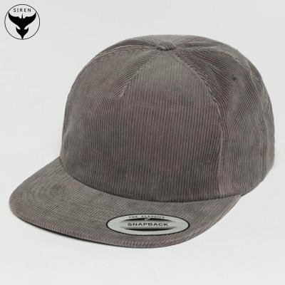 China JOINT Custom Unstructured 5 Panel Corduroy Hats Blanket Wholesale for sale