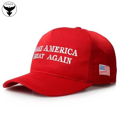 China From Guangzhou COMMON Hat Maker Big Again Donald Trump Cap Cotton Baseball Hat Red Make America Hat for sale