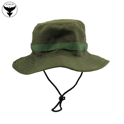 China Factory Supplier Good Quality Custom Character Tactical Bucket Hat With String Wholesale for sale