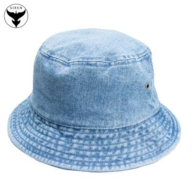 China Character Jeans Plain Brim Bucket Hats Wholesale for sale