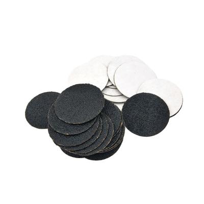 China Nail Art Professional Series 80 Polishing Disc 25mm 150 240 Grit Nail Sandpaper For Nail Pedicure Manicure Disc Holder for sale