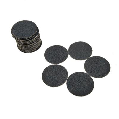 China Art Wholesale Professional Sandpaper Nail Polishing Disc 15mm Around Sanding Paper For Nail Pedicure Disc Holder Mandrel for sale