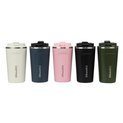 China Sustainable New Design 380ml 510ml Private Label Custom Printed Travel Coffee Mugs Stainless Steel Thermal Mugs for sale