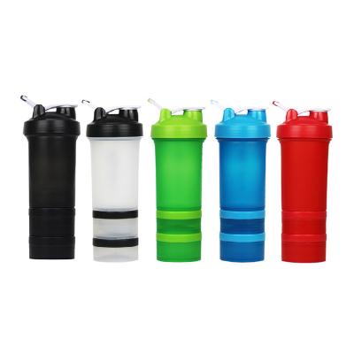 China Wholesale 450ML Viable Plant 100% Virgin Protein PP+PE Shaker Bottle Cups For Protein Shakes BPA Free for sale