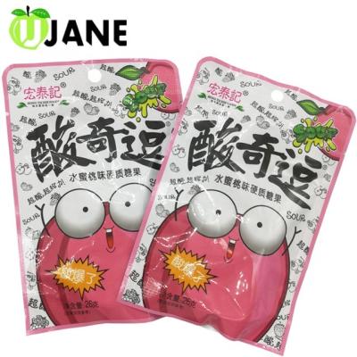 China Natural Colored Sour Flavor Hard Candy Peach Flavor for sale