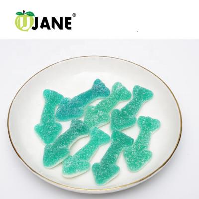 China Shark Shape Natural Fruity Flavor Gummy Soft Candy for sale