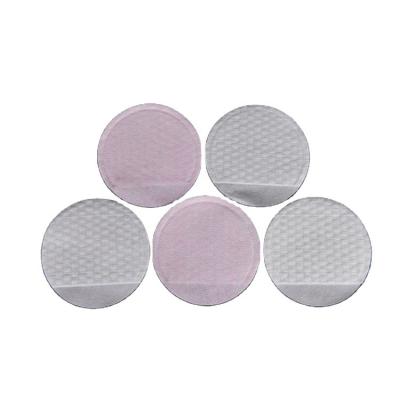 China Different sides with different application peeling finger cotton pads with pink dots compact reuseable cotton pad set for sale