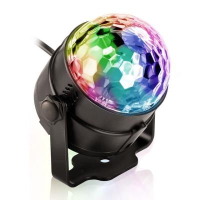 China Hot Selling Colorful Sound Disco Ball LED Home Stage Lights 3W RGB Laser Projector Light Lamp Party Supplies Kids Gifts for sale