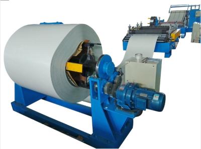 China High Precise PPGI Metal Coil Slitting Line Steel Cut To Length for sale