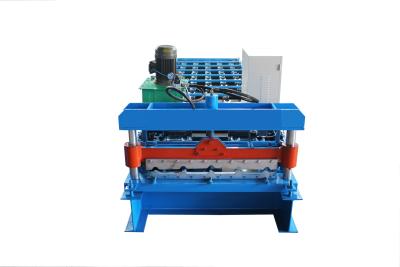 China Factrory Price 2.5T Wall Panel Roll Forming Machine Hydraulic Cutting With 50mm Shaft Diameter for sale