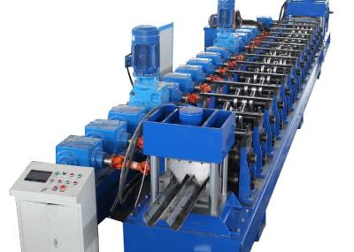 China Precise Highway Guardrail Roll Forming Machine with 2*22KW Main Machine Power for sale