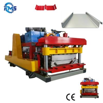 China Portable Snap Lock Standing Seam Roll Forming Machine For 0.3-0.8mm Thickness for sale