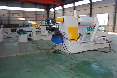 China Heavy Duty Coil Slitting Machine With Hydraulic Uncoiler And Recoiler 15 - 35 Tons for sale