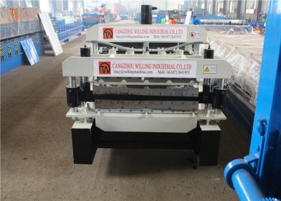 China Metal Decoration 380v 50hz Roller Shutter Door Forming Machine Gear Wheel Driving for sale