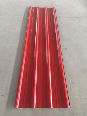 China Folha telhando de aço galvanizada Prepainted 508mm corrugada à venda