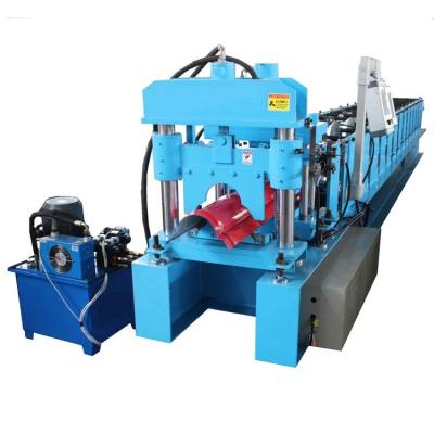 China 0.25mm Semicircle Ridge Cap Metal Tile Forming Machine Automatic Plc Control for sale