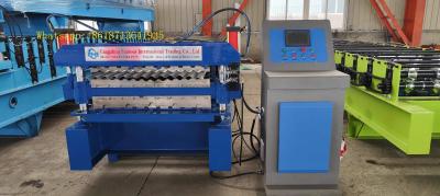 China Roofing Glazed Tile Ppgi Double Layer Roll Forming Machine Plc Control for sale